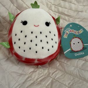 Squishmallows Delita Dragon Fruit Jazwares 2024 Original Hang Tag Cute Kawaii